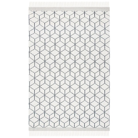 Safavieh 8 x 10 ft. Vermont Contemporary Hand Loomed Rectangle Rug, Ivory VRM309A-8